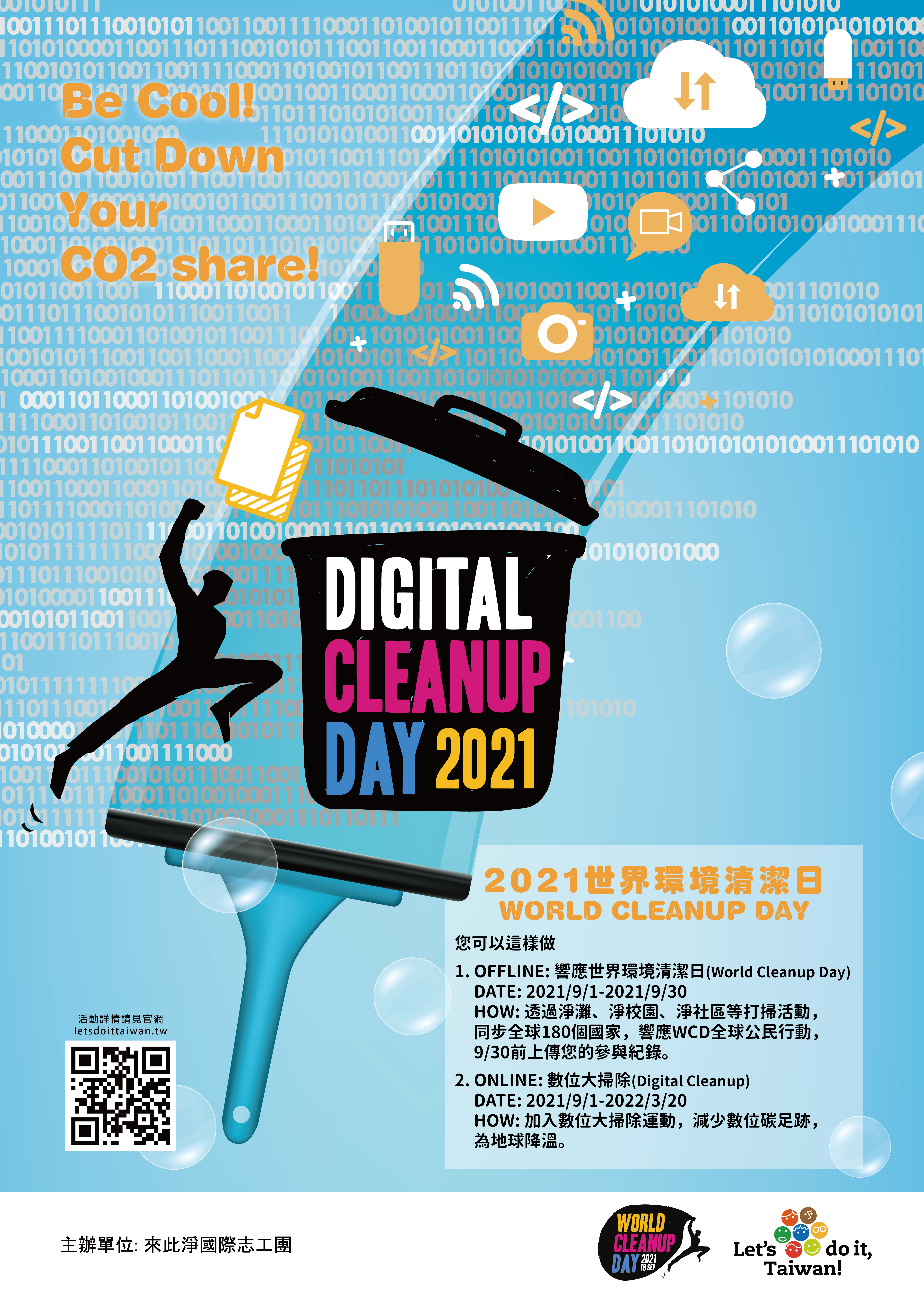 2021世界環境清潔日Be Cool! 讓地球降溫吧!